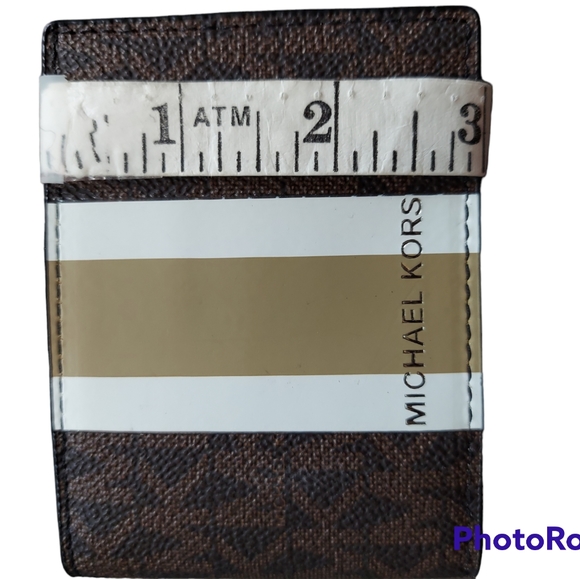 Michael Kors Men's Brown Bi-Fold Card Holder NWOT - Picture 5 of 7